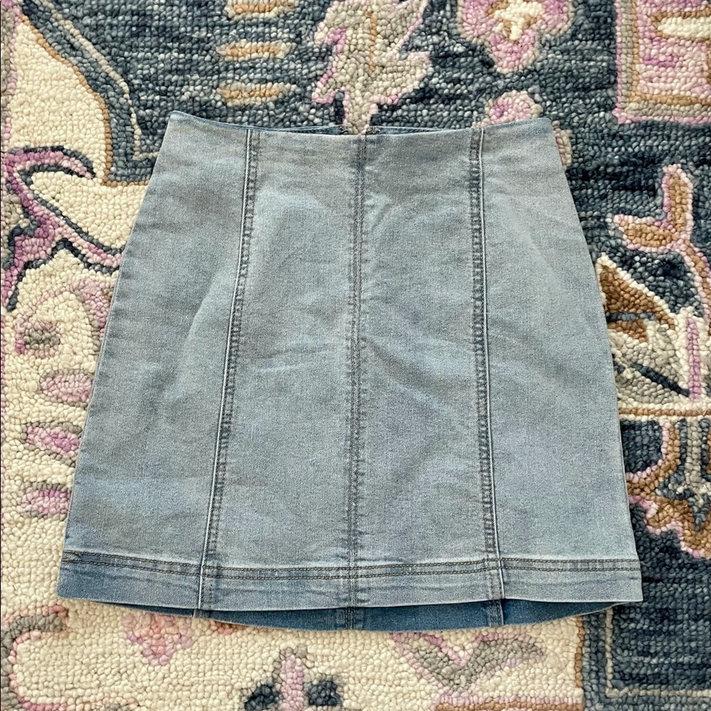 Wild Fable Jean Mini Skirt
